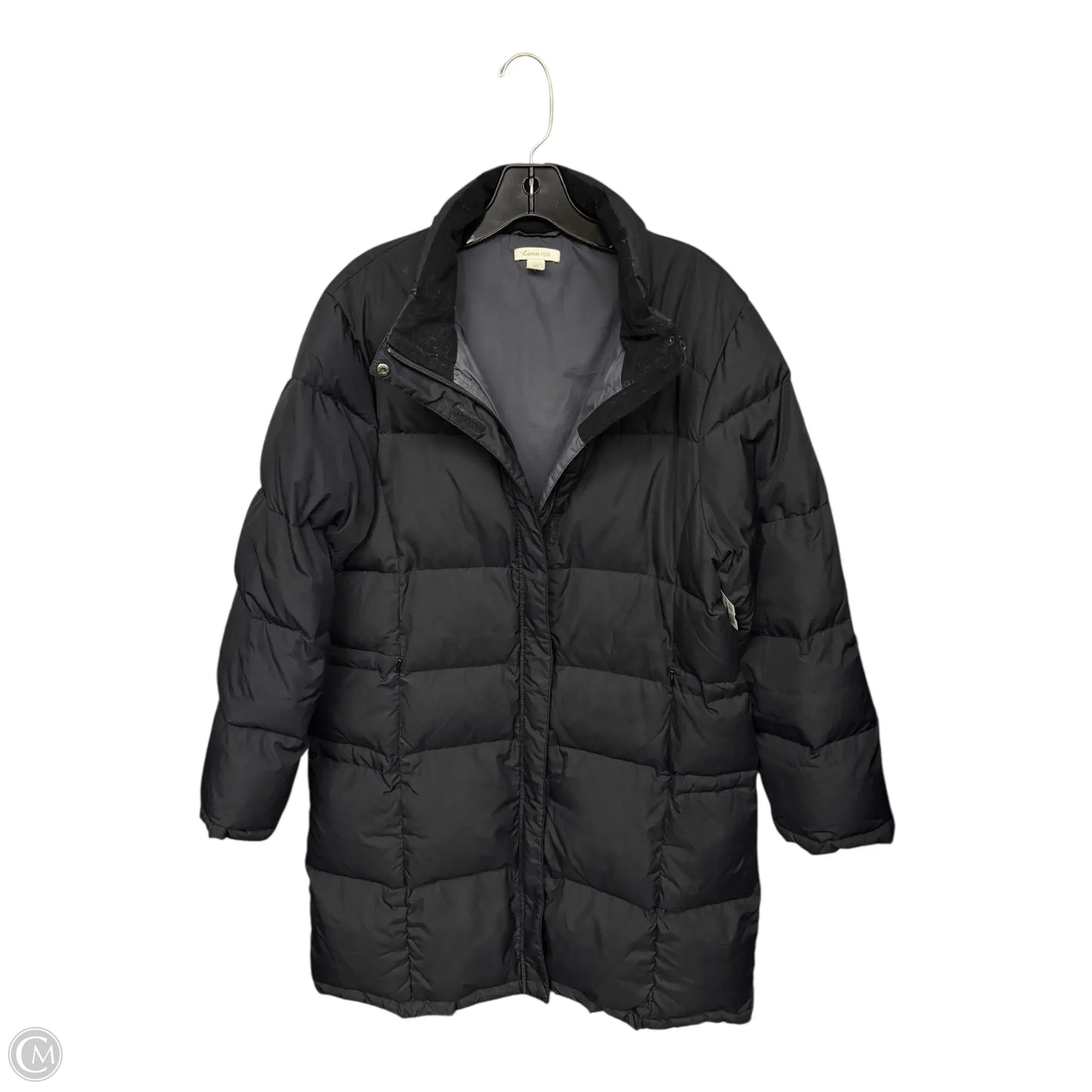 Coat Puffer & Quilted By Garnet Hill In Black, Size: 12