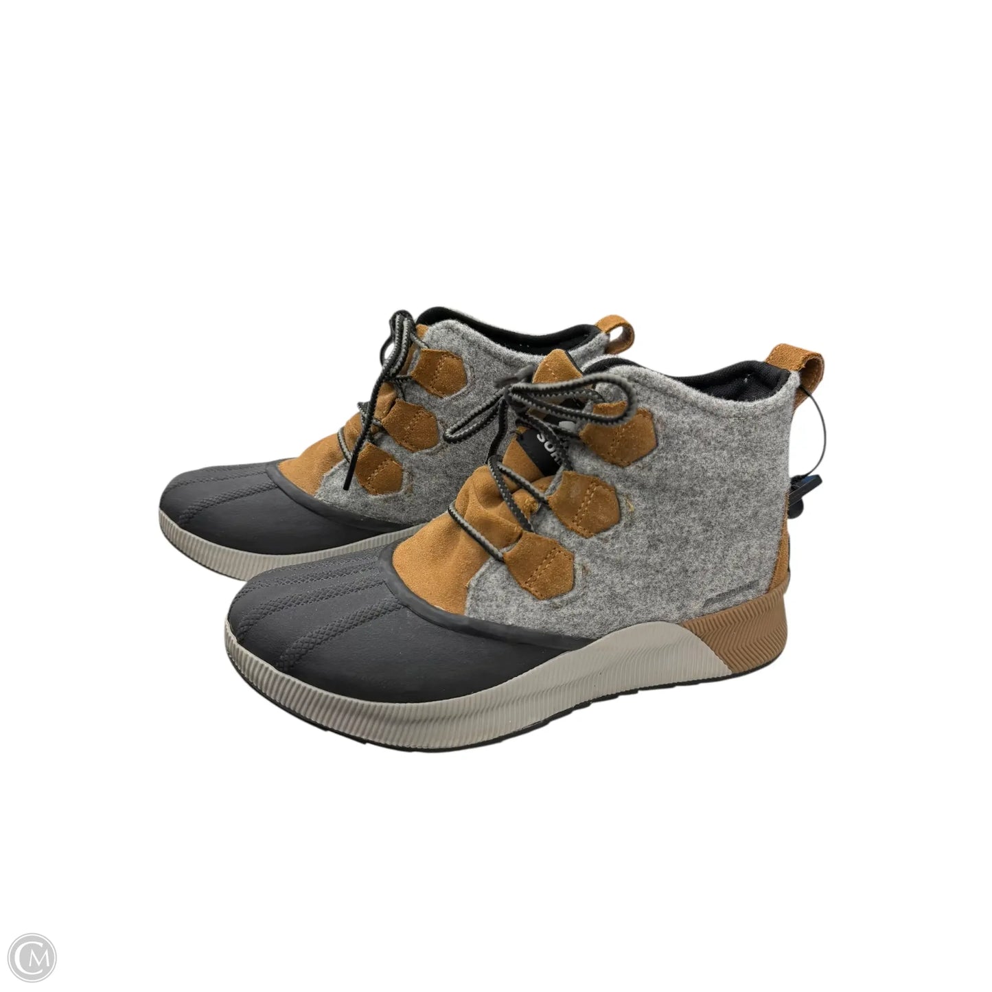 Boots Snow By Sorel In Brown & Grey, Size: 10