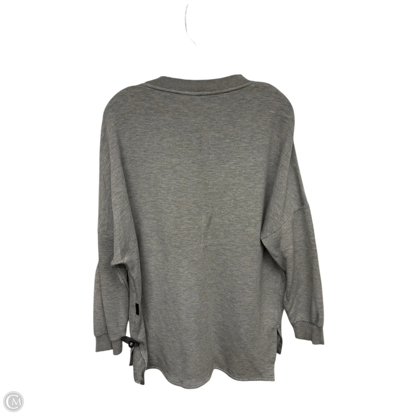 Athletic Sweatshirt Crewneck By Varley In Grey, Size: M