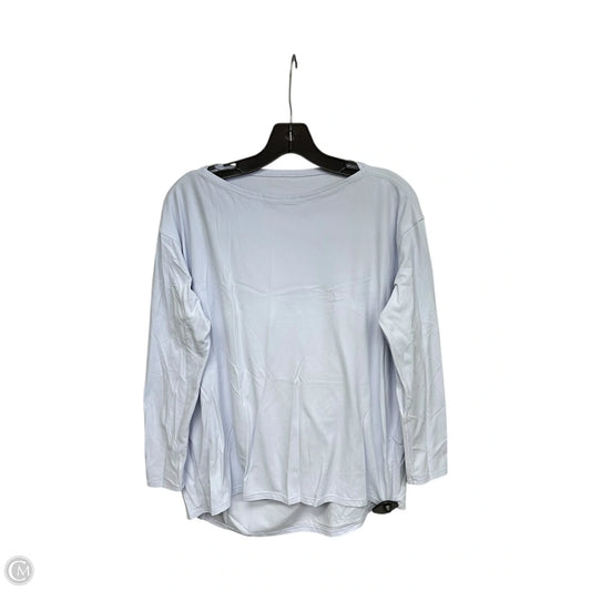 Athletic Top Long Sleeve Crewneck By Lululemon In Blue