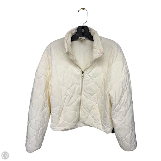 Jacket Puffer & Quilted By Avalanche In White, Size: M