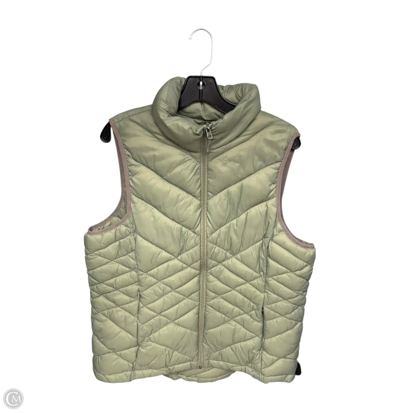 Vest Puffer & Quilted By Zero Xposure In Green, Size: Xl