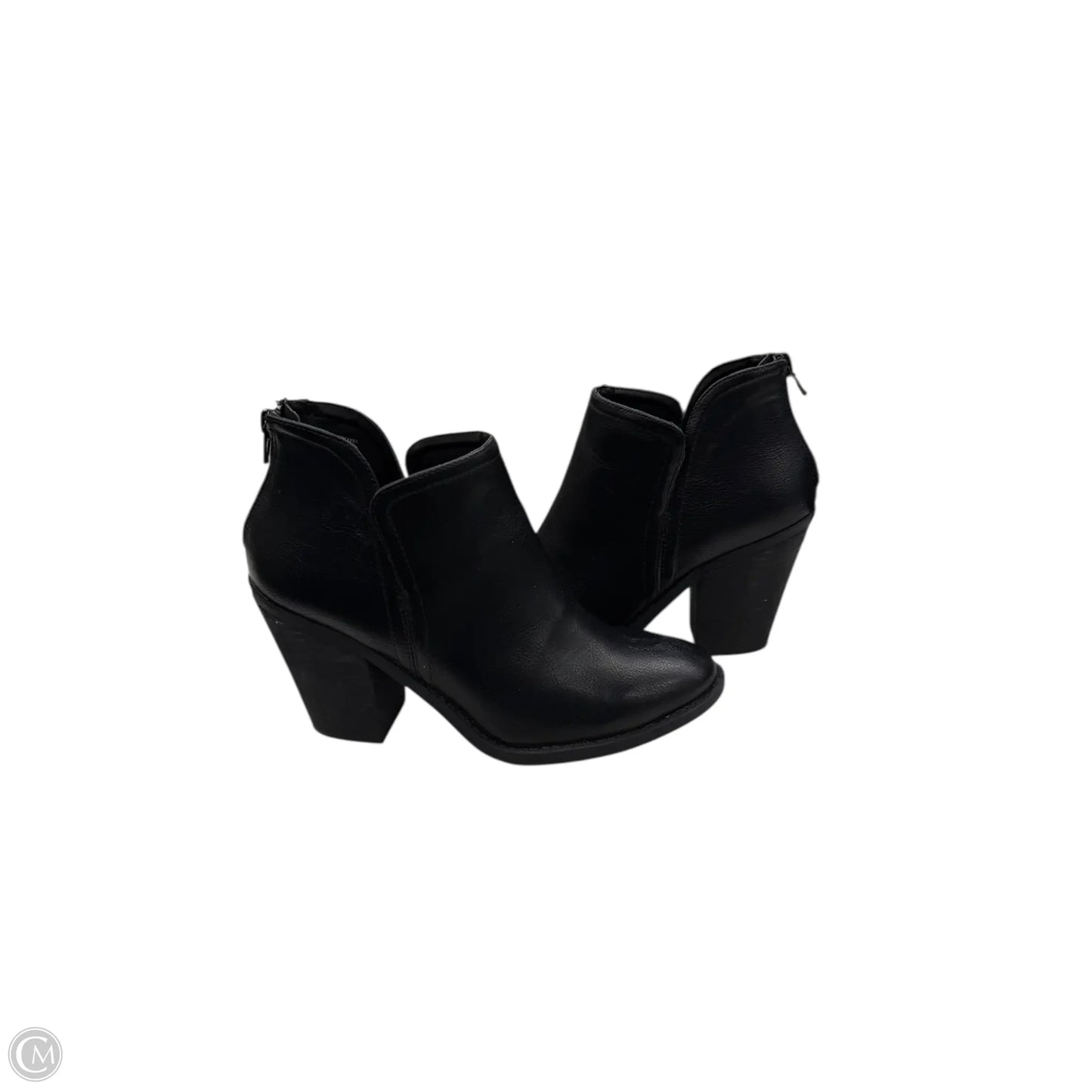 Boots Ankle Heels By Joie In Black, Size: 8.5