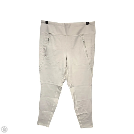 Athletic Leggings By Athleta In Grey, Size: L