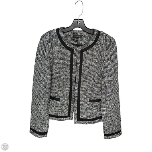 Blazer By Ann Taylor In Black & Cream, Size: 10