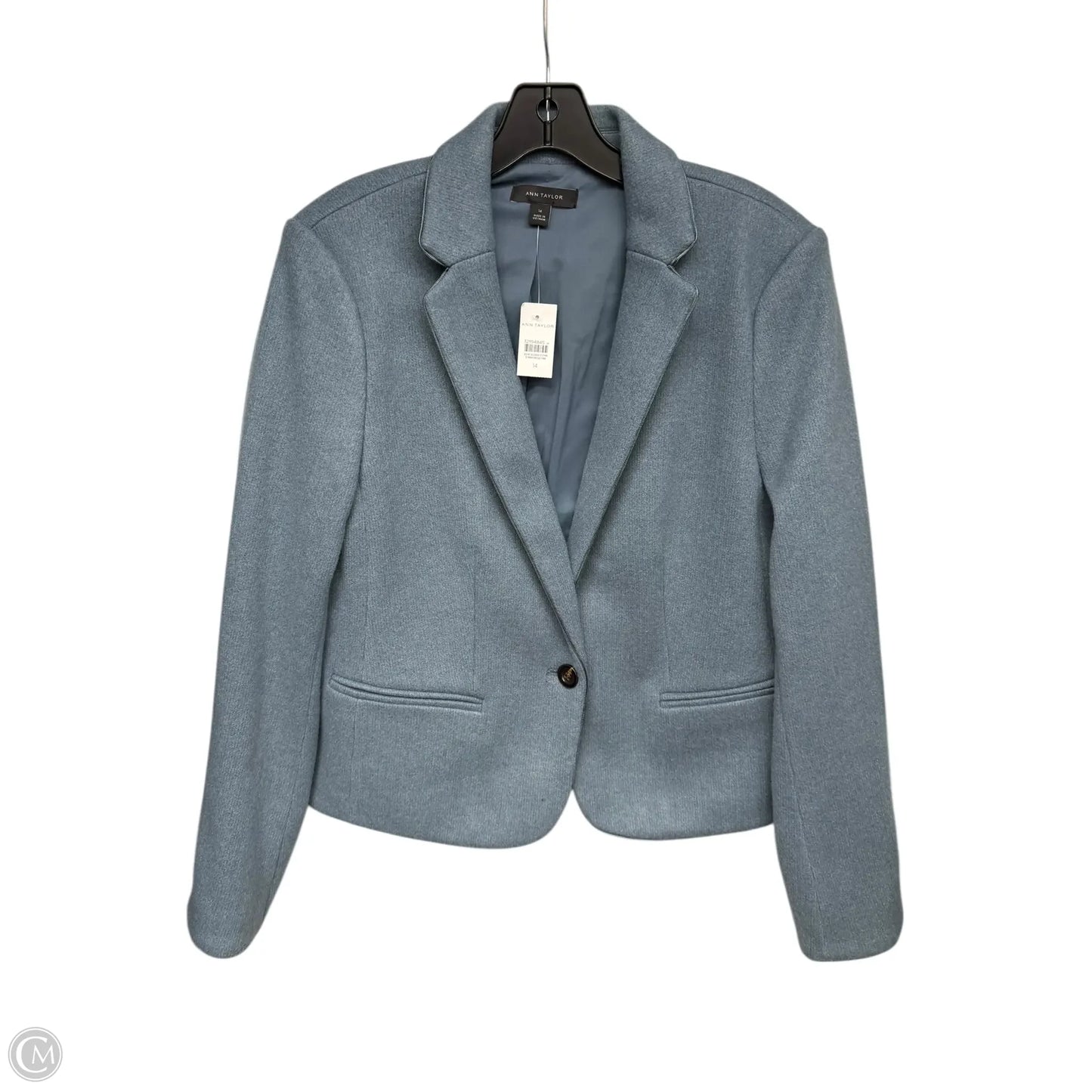 Blazer By Ann Taylor In Blue, Size: 14