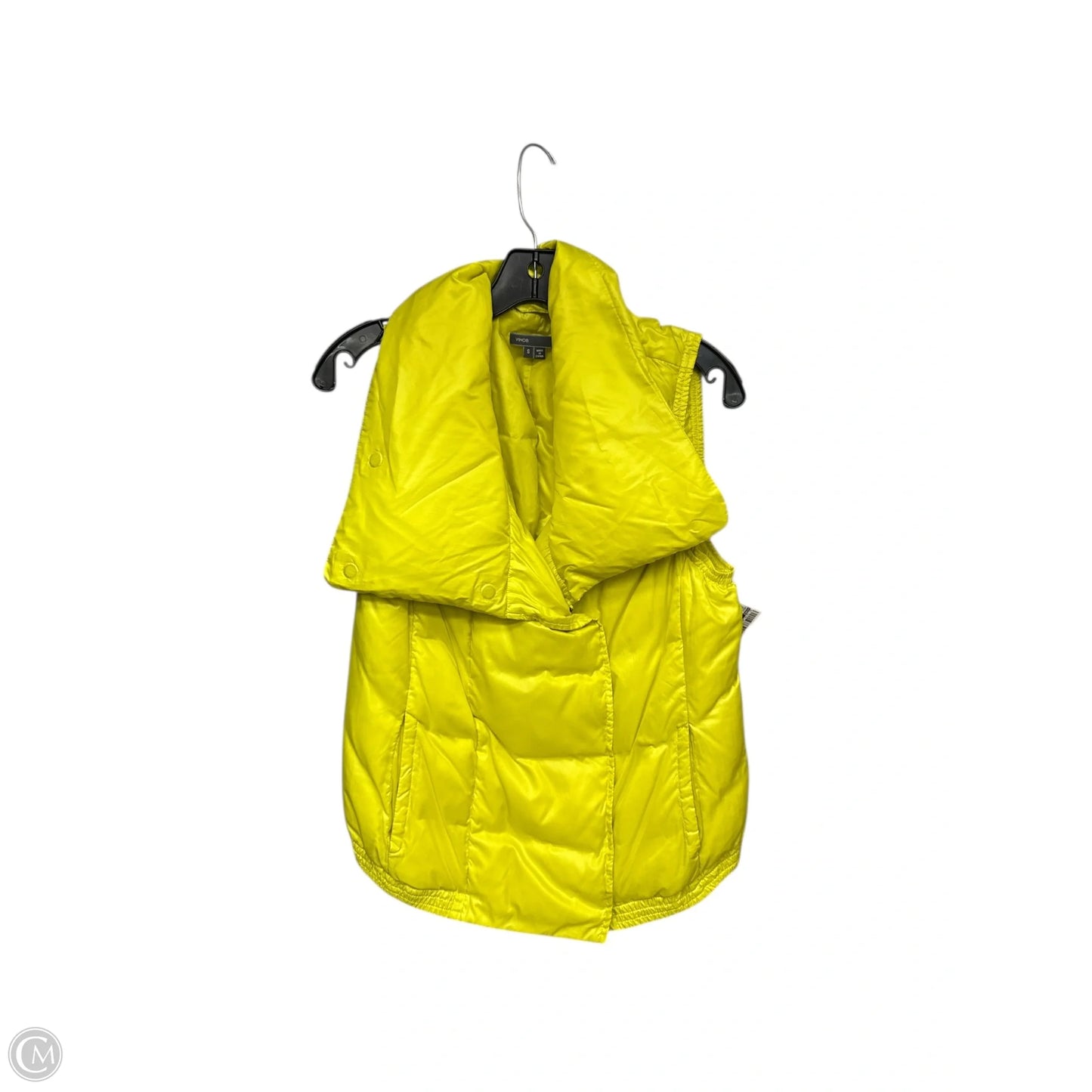 Vest Puffer & Quilted By Vince In Yellow, Size: S