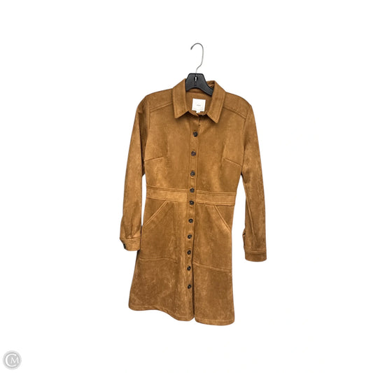 Dress Casual Midi By A Loves A In Brown, Size: S