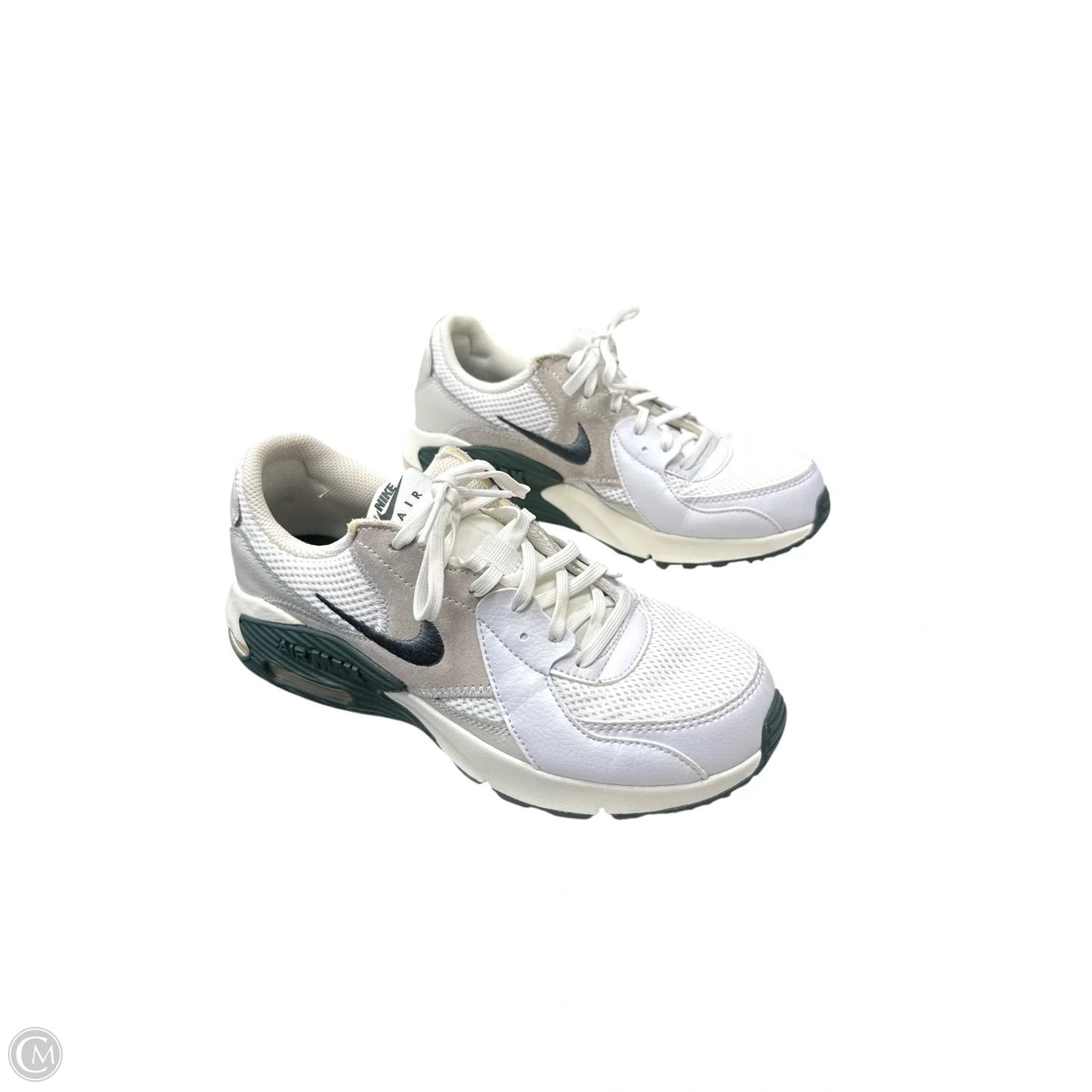 Shoes Sneakers By Nike In Green & White, Size: 8