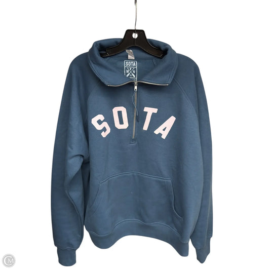 Sweater By SOTA Clothing In Blue, Size: Xl
