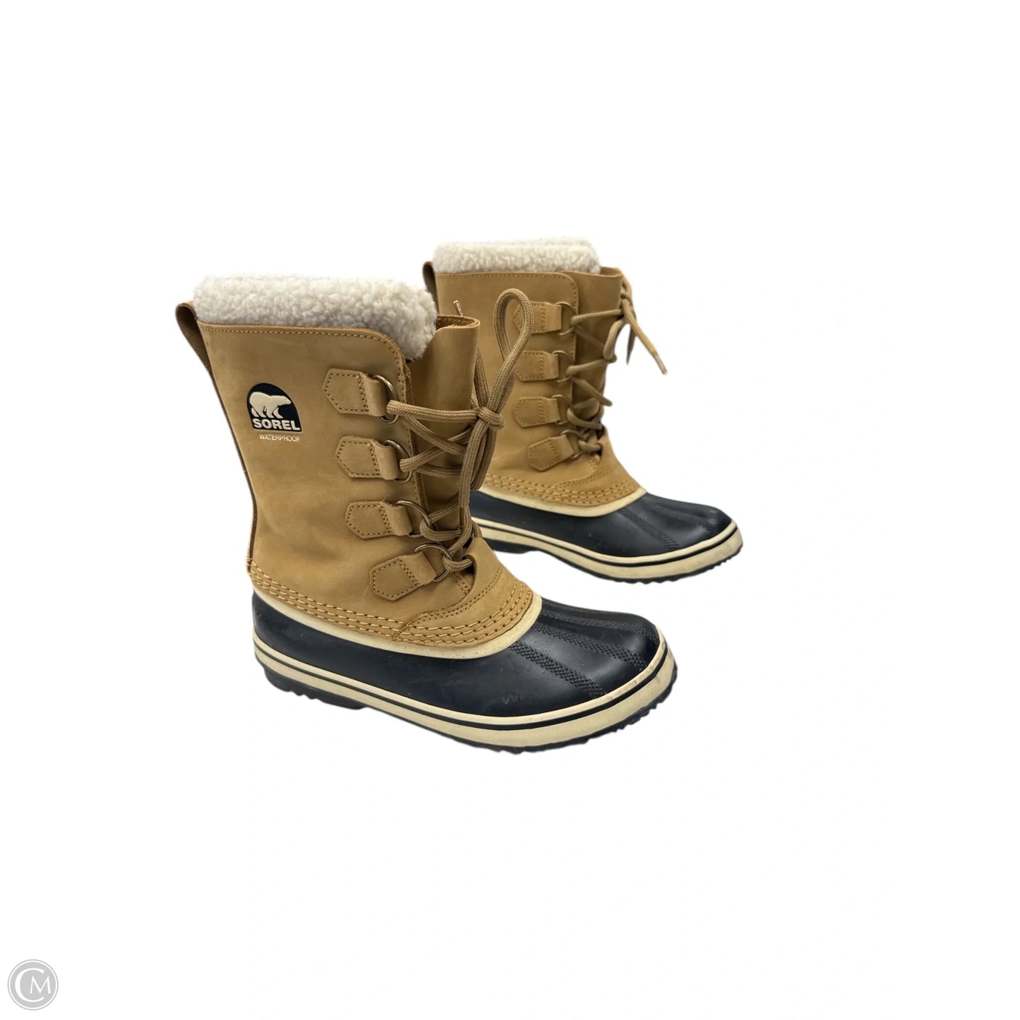 Boots Snow By Sorel In Tan, Size: 7