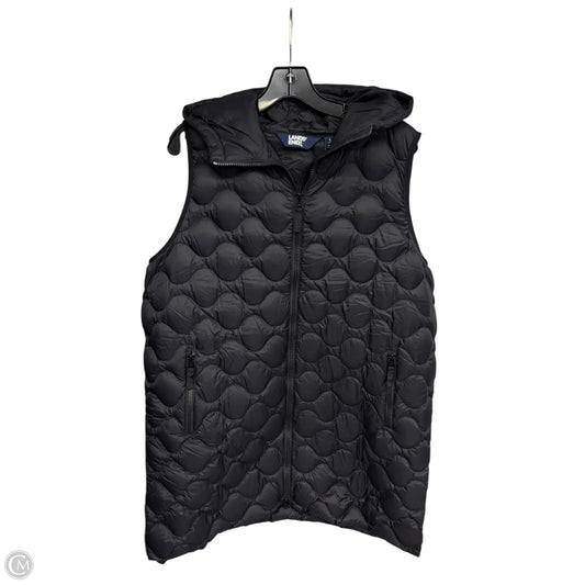 Vest Puffer & Quilted By Lands End In Black, Size: L
