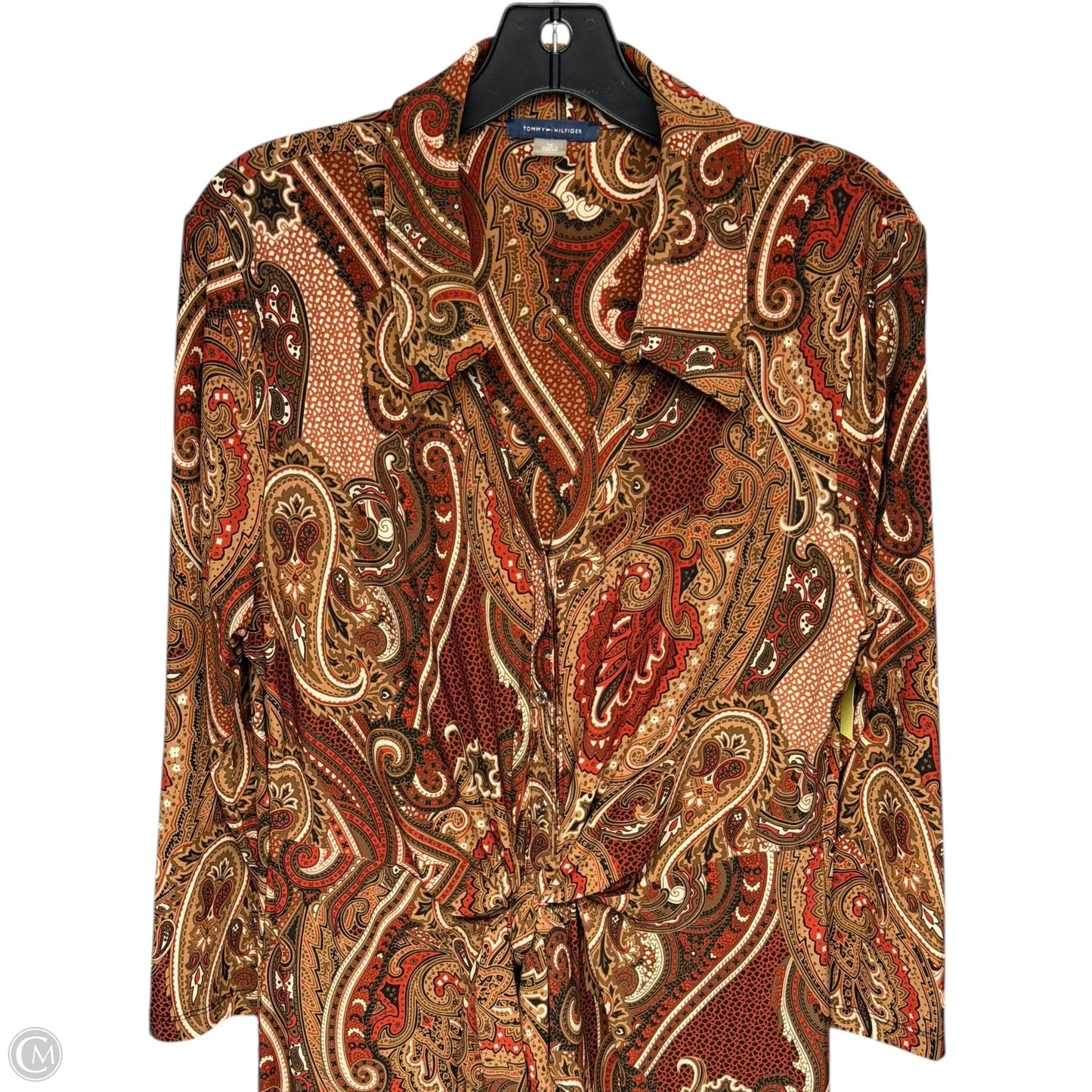 Dress Party Long By Tommy Hilfiger In Brown, Size: 14