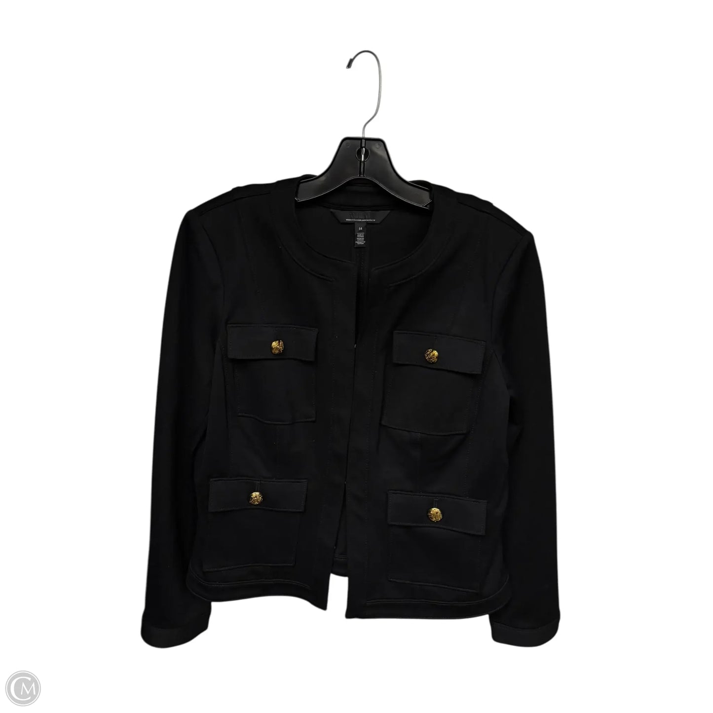 Jacket Other By White House Black Market In Black & Gold, Size: 14