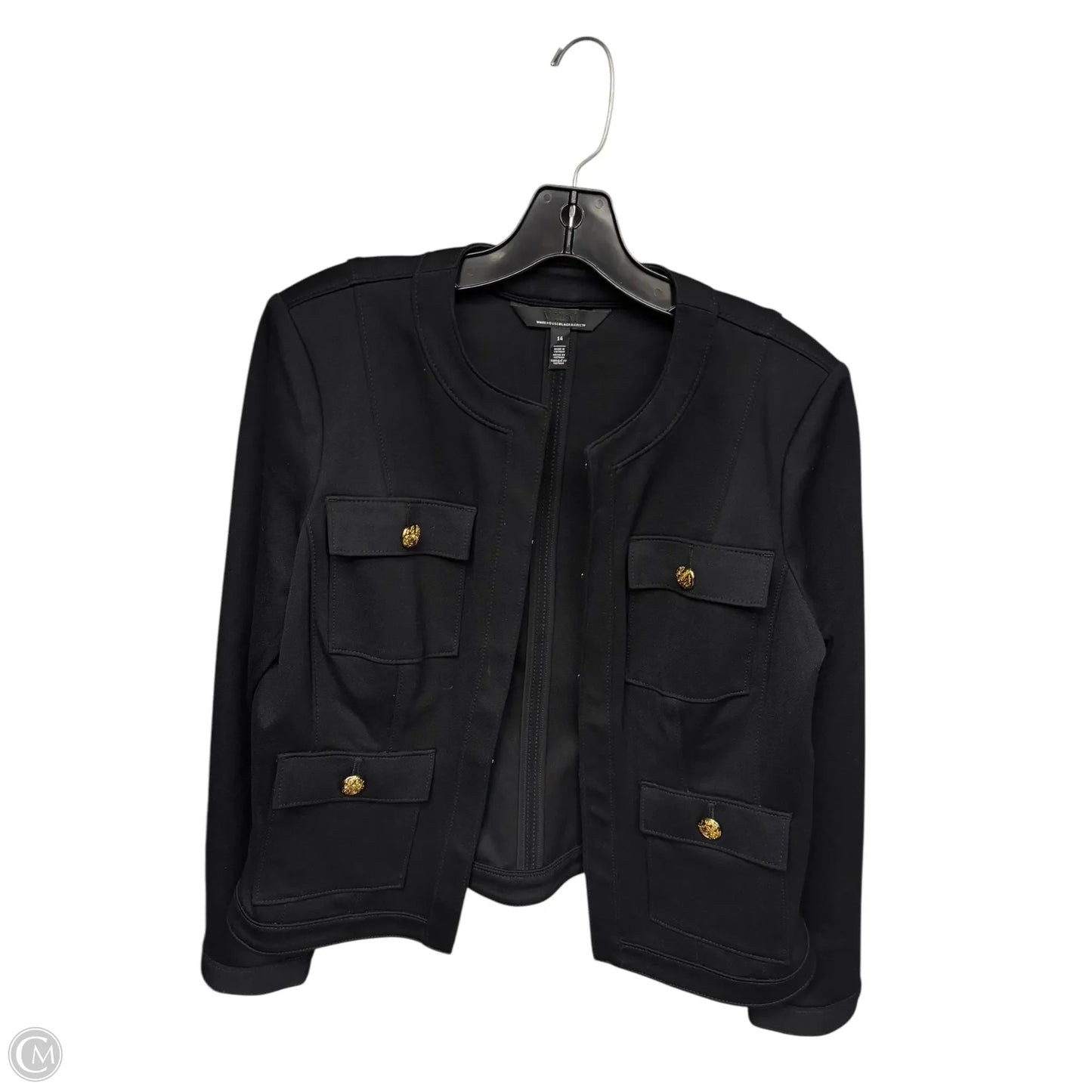 Jacket Other By White House Black Market In Black & Gold, Size: 14