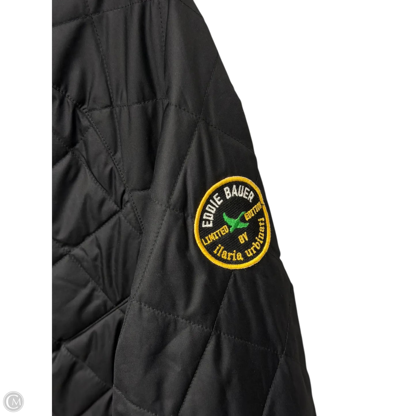 Jacket Puffer & Quilted By Eddie Bauer In Black, Size: Xl