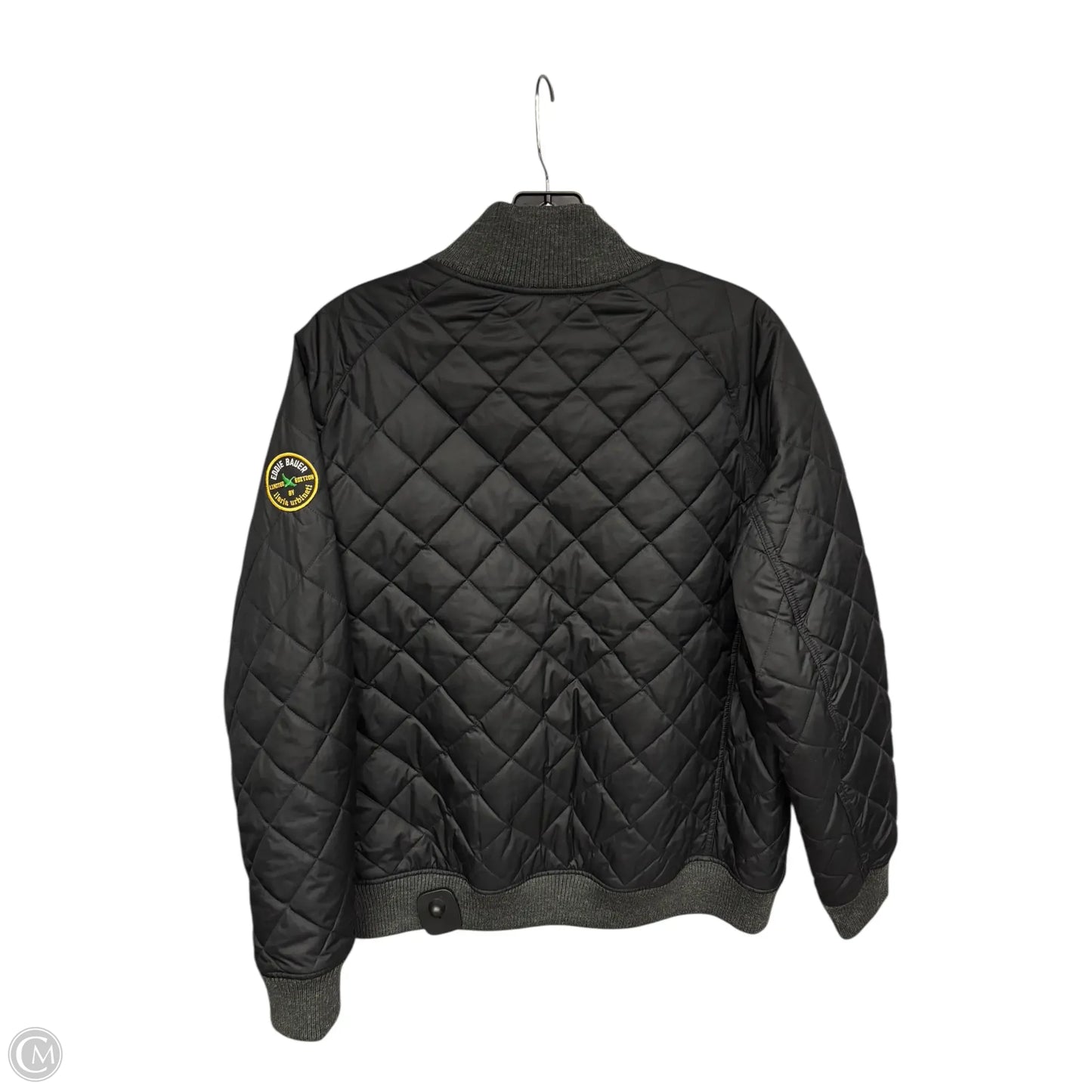 Jacket Puffer & Quilted By Eddie Bauer In Black, Size: Xl