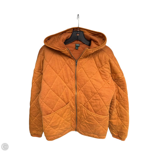 Jacket Puffer & Quilted By Wild Fable In Orange, Size: Xs