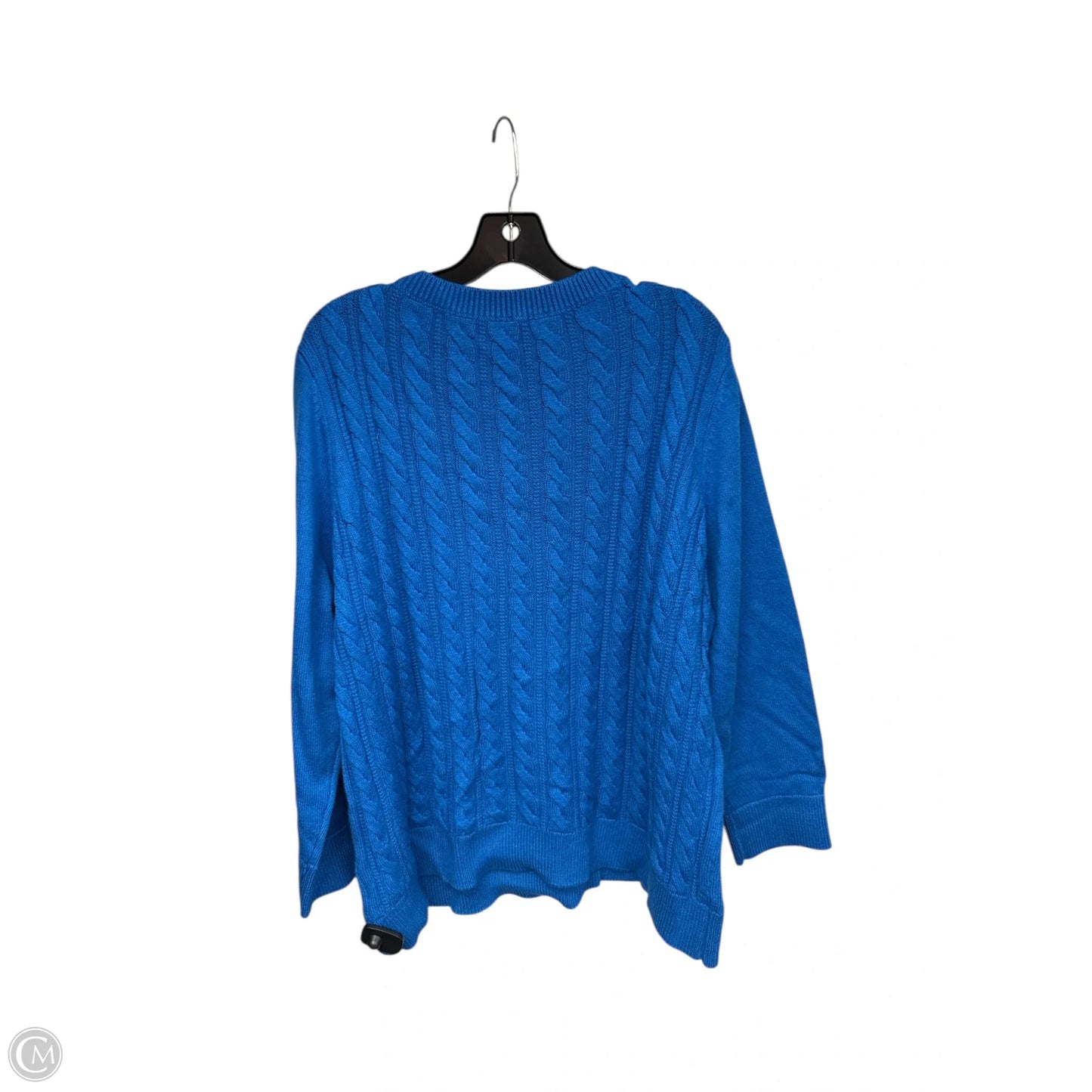 Sweater By Talbots In Blue, Size: 3x
