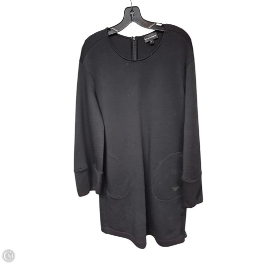 Dress Work By Emporio Armani In Black, Size: Xl