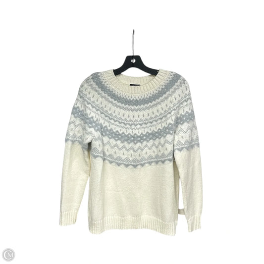Sweater By Talbots In White, Size: Mp