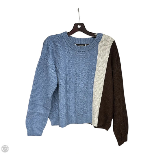 Sweater By Banana Republic In Blue & Brown, Size: Xl