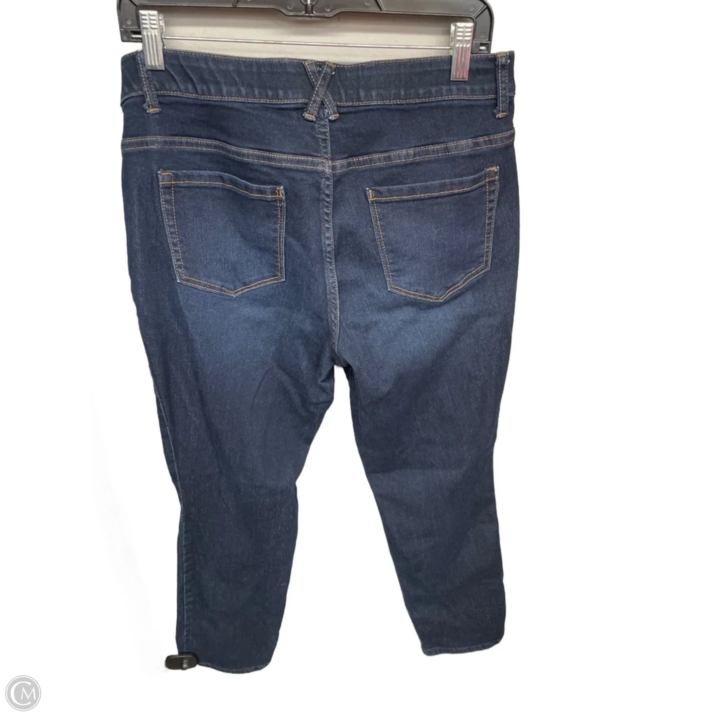 Jeans Skinny By Christopher And Banks In Blue Denim, Size: 8