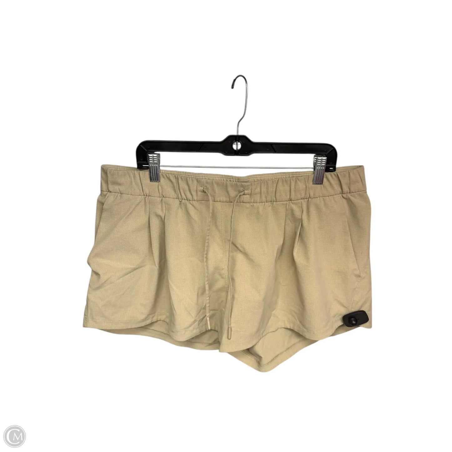 Athletic Shorts By Lululemon In Tan, Size: 14