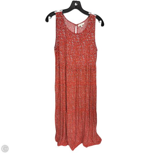 Dress Casual Maxi By Max Studio In Orange, Size: M