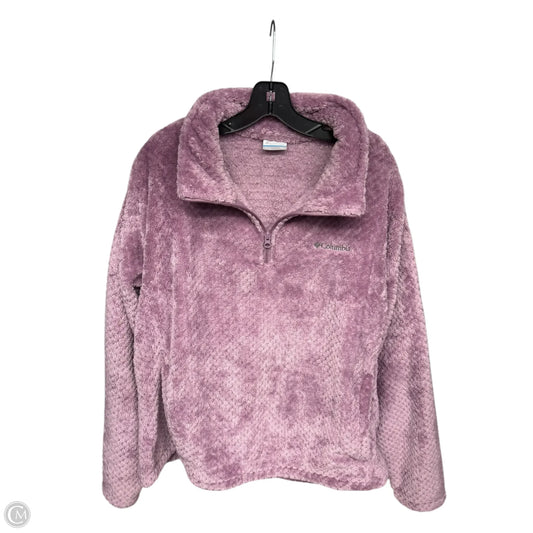 Athletic Sweatshirt Collar By Columbia In Pink, Size: 2x