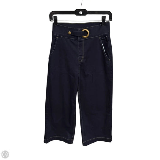 Jeans Wide Leg By Betabrand In Blue Denim, Size: Xs