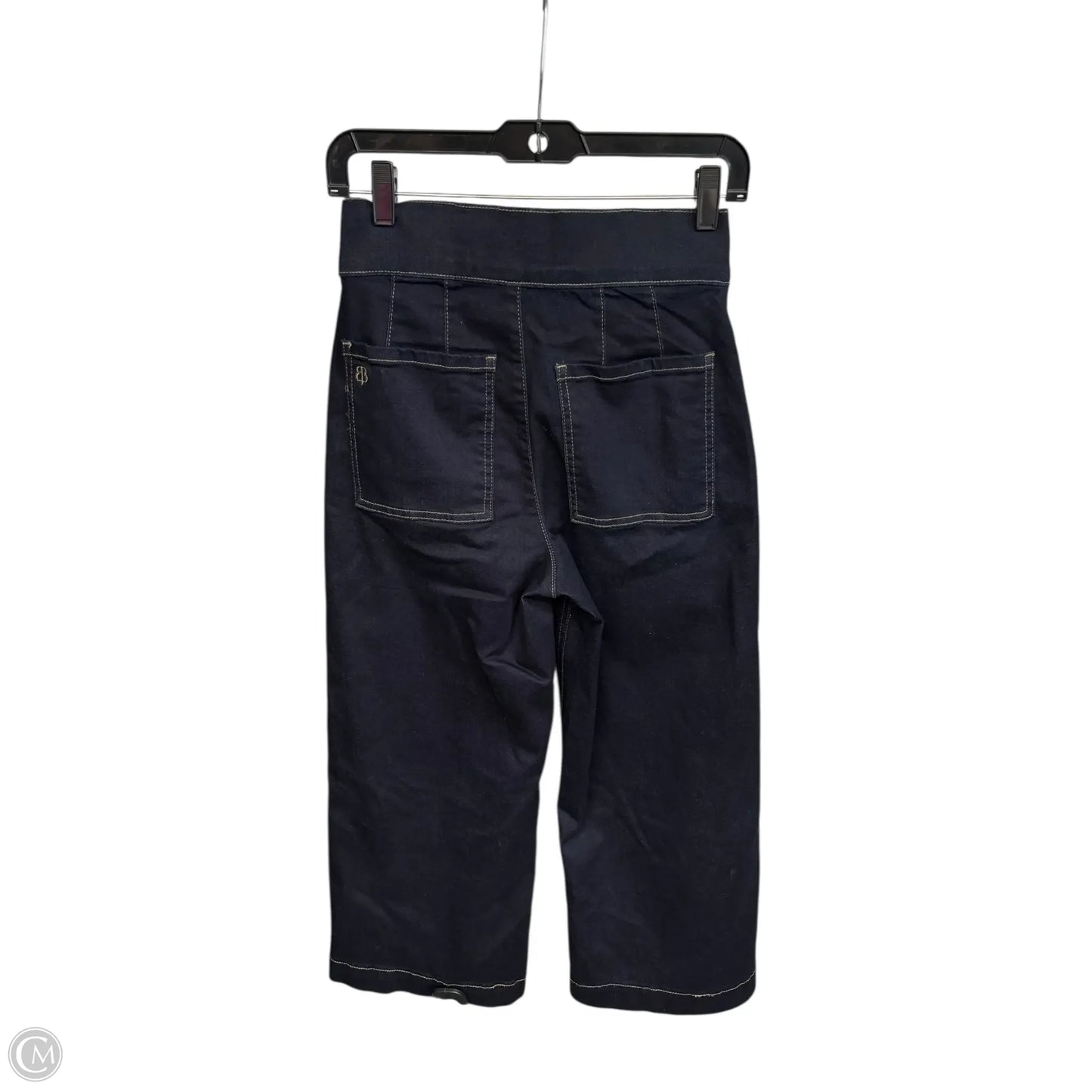 Jeans Wide Leg By Betabrand In Blue Denim, Size: Xs