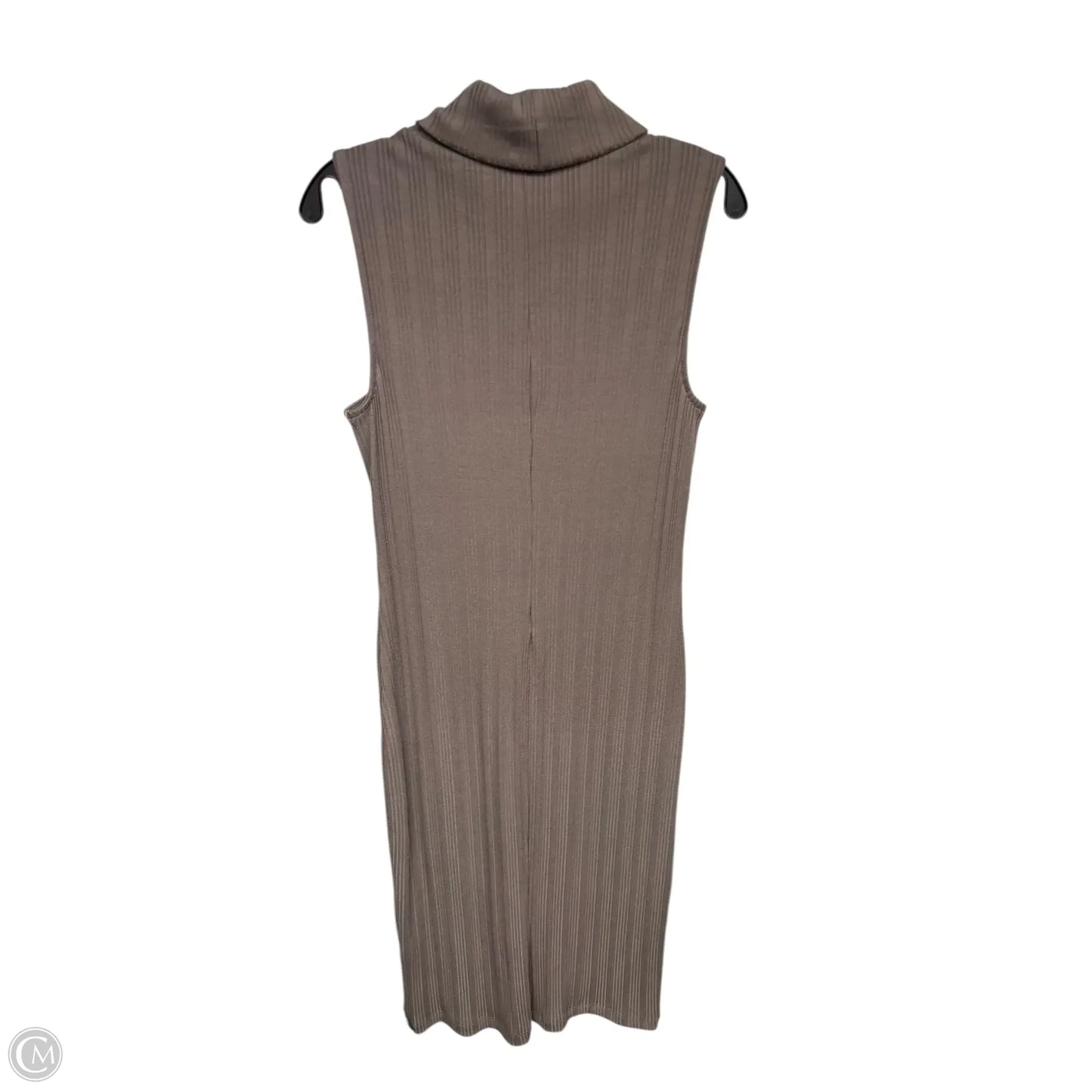 Dress Casual Midi By Nine West In Brown, Size: L