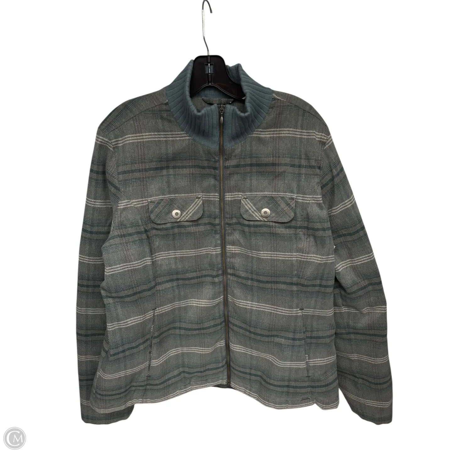 Coat Other By Prana In Blue & Green, Size: Xl