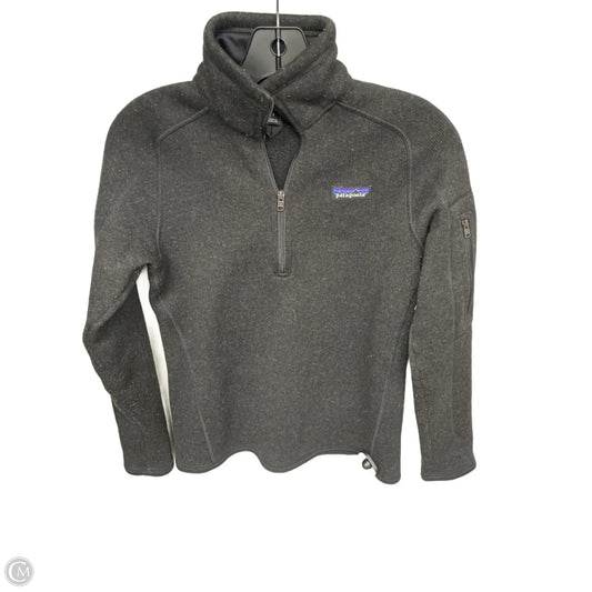 Athletic Sweatshirt Collar By Patagonia In Black, Size: S