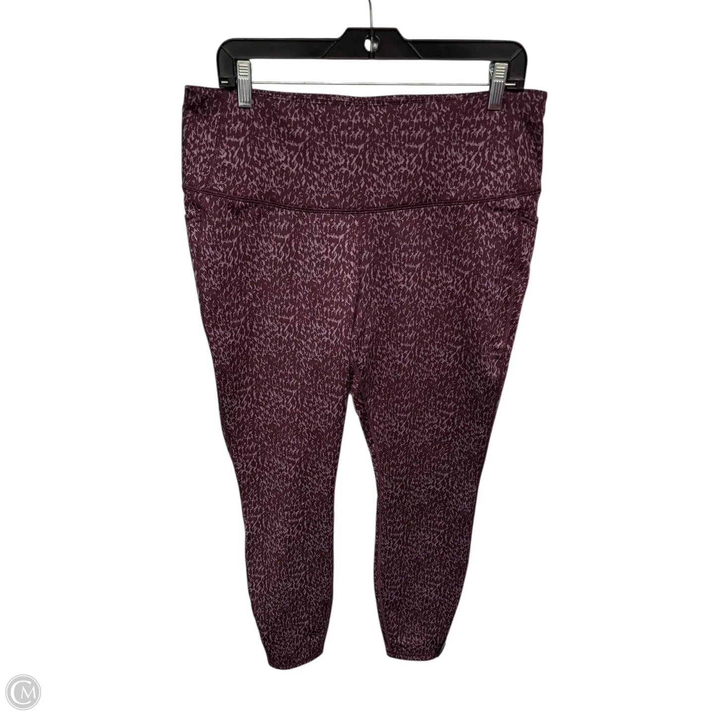 Athletic Leggings By Old Navy In Red, Size: Xl