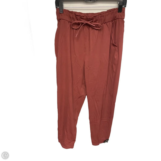 Athletic Pants By Lululemon In Red, Size: 8