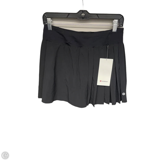 Athletic Skort By Lululemon In Black, Size: 8
