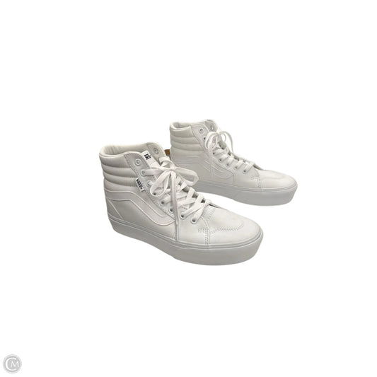 Shoes Sneakers By Vans In White, Size: 8
