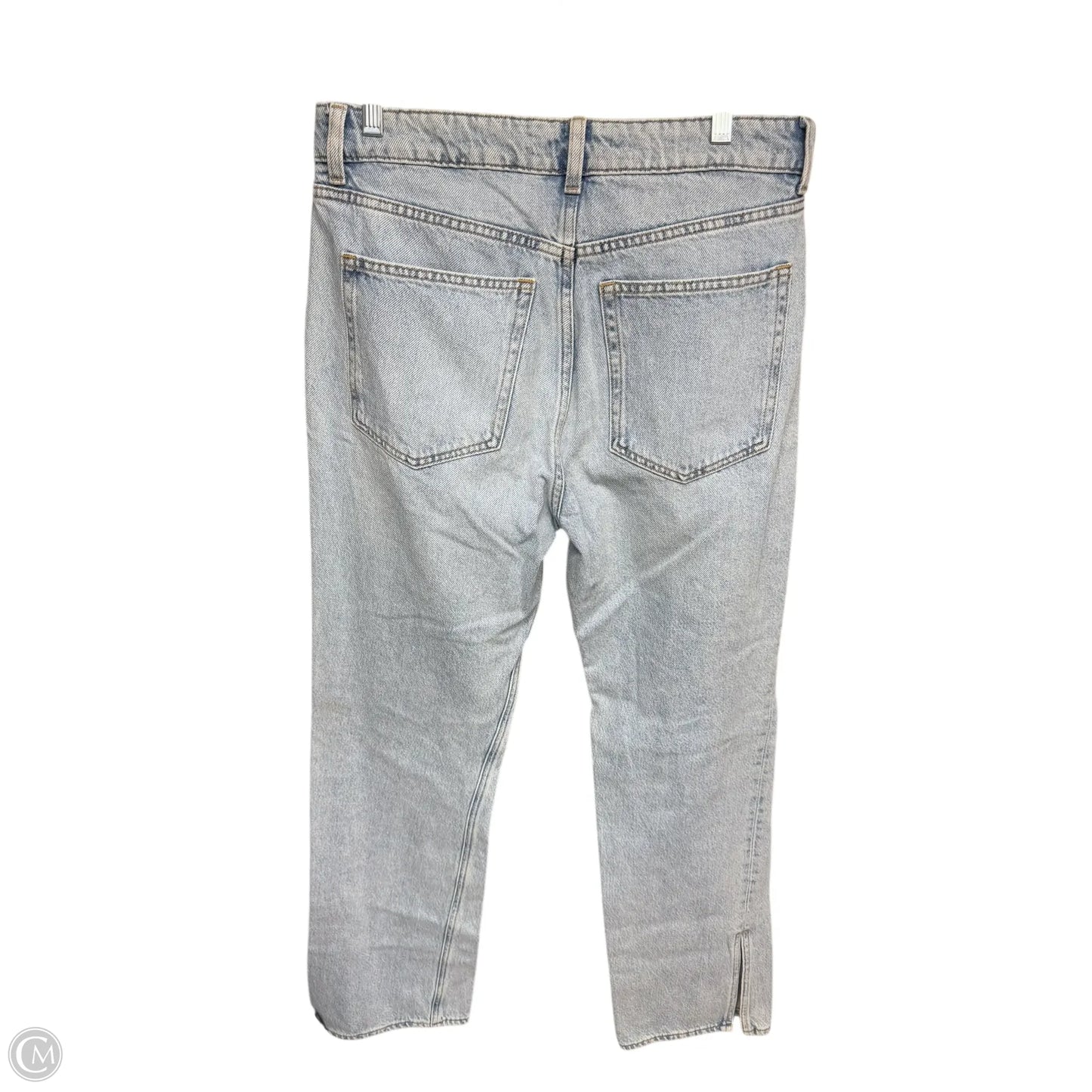 Jeans Straight By H&m In Blue Denim, Size: 8
