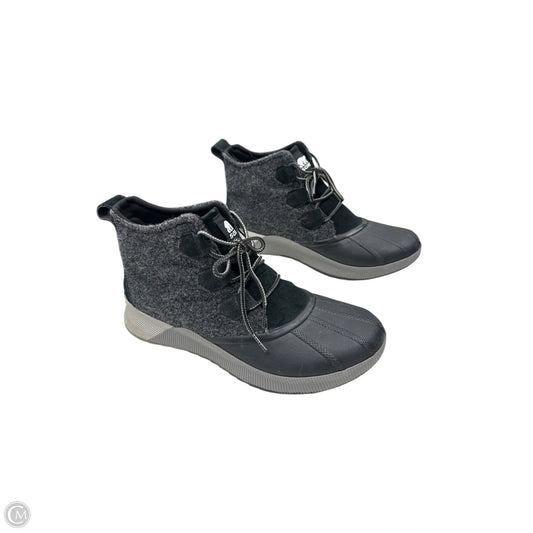 Boots Ankle Flats By Sorel In Black, Size: 12