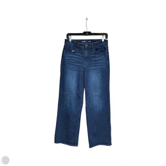 Jeans Wide Leg By Old Navy In Blue Denim, Size: 8