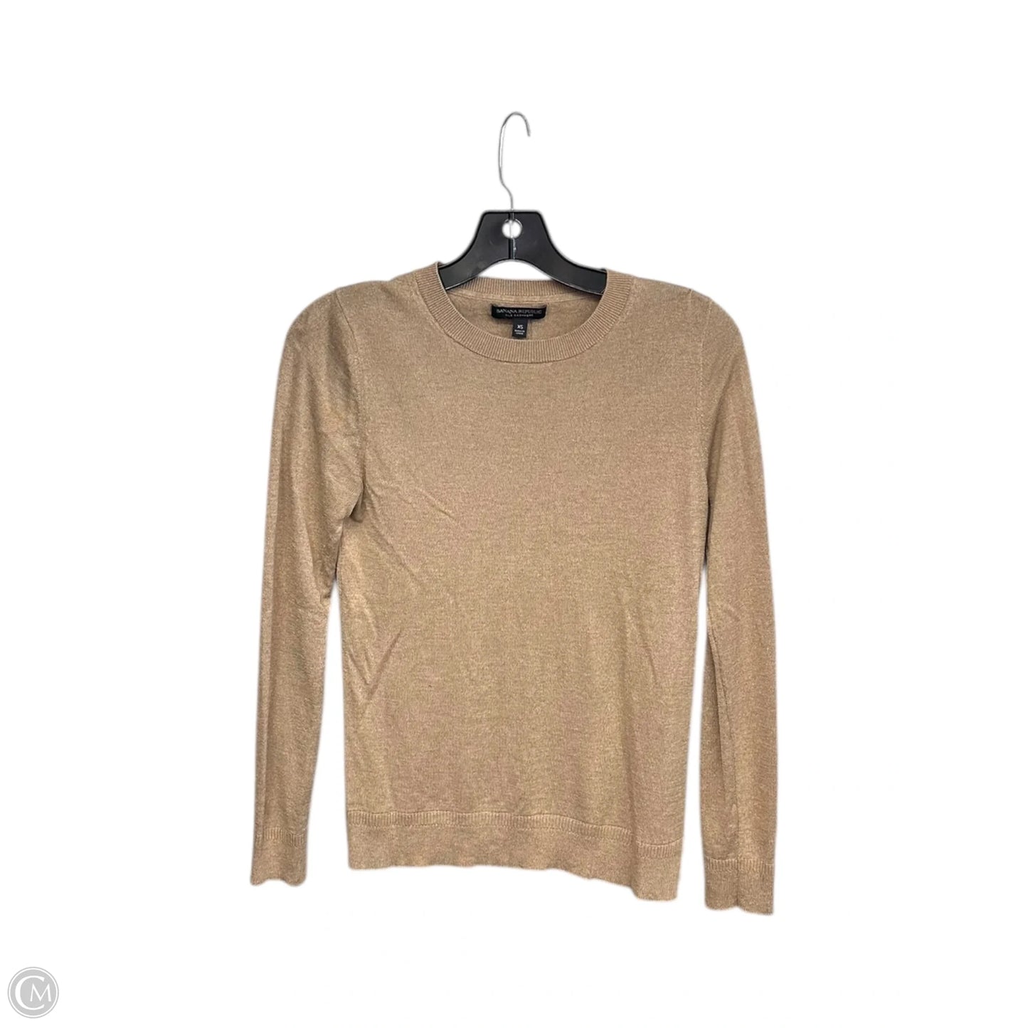 Top Long Sleeve By Banana Republic In Brown, Size: Xs