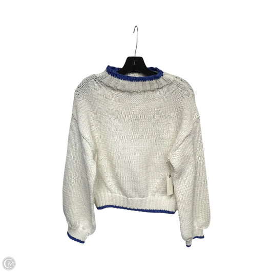 Sweater By Maeve In White, Size: M