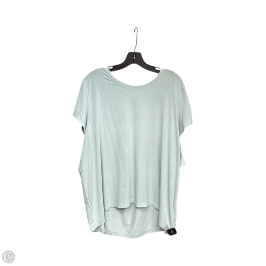 Top Short Sleeve By Athleta In Blue, Size: Xl
