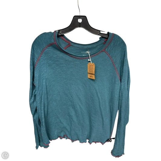 Top Long Sleeve By Natural Life In Blue, Size: Xl