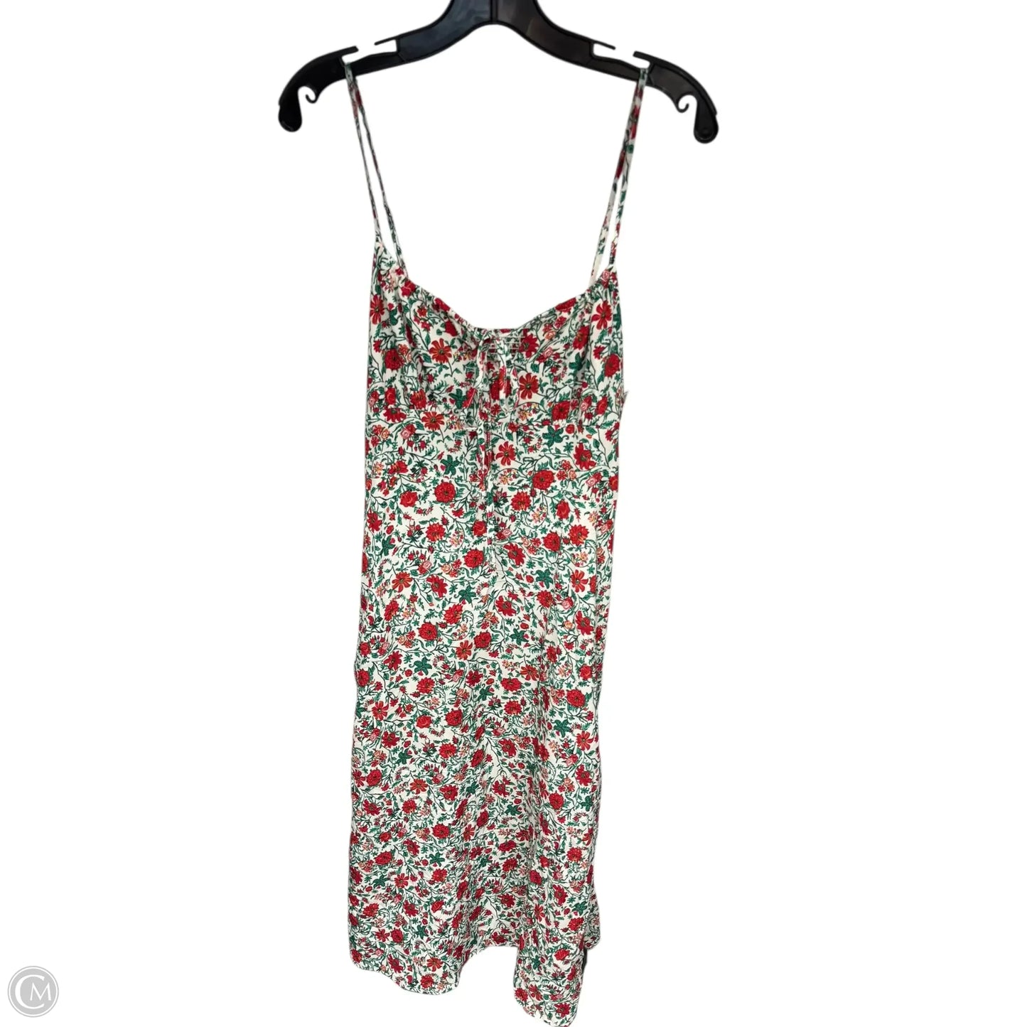 Dress Casual Midi By Clothes Mentor In Red & White, Size: M