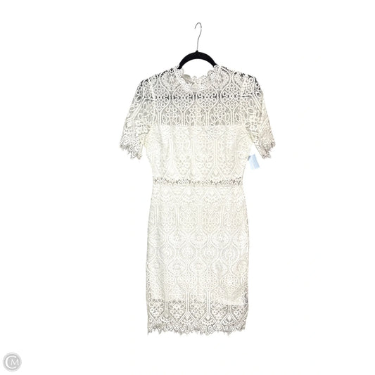 Dress Party Midi By Lulus In White, Size: M