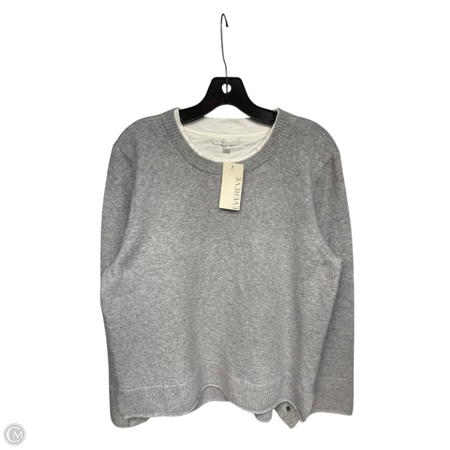 Sweater By Design History In Grey, Size: L