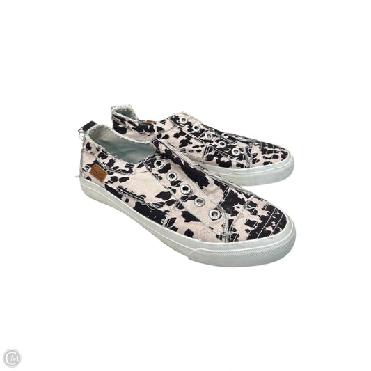 Shoes Flats By Blowfish In Brown & Pink, Size: 8.5